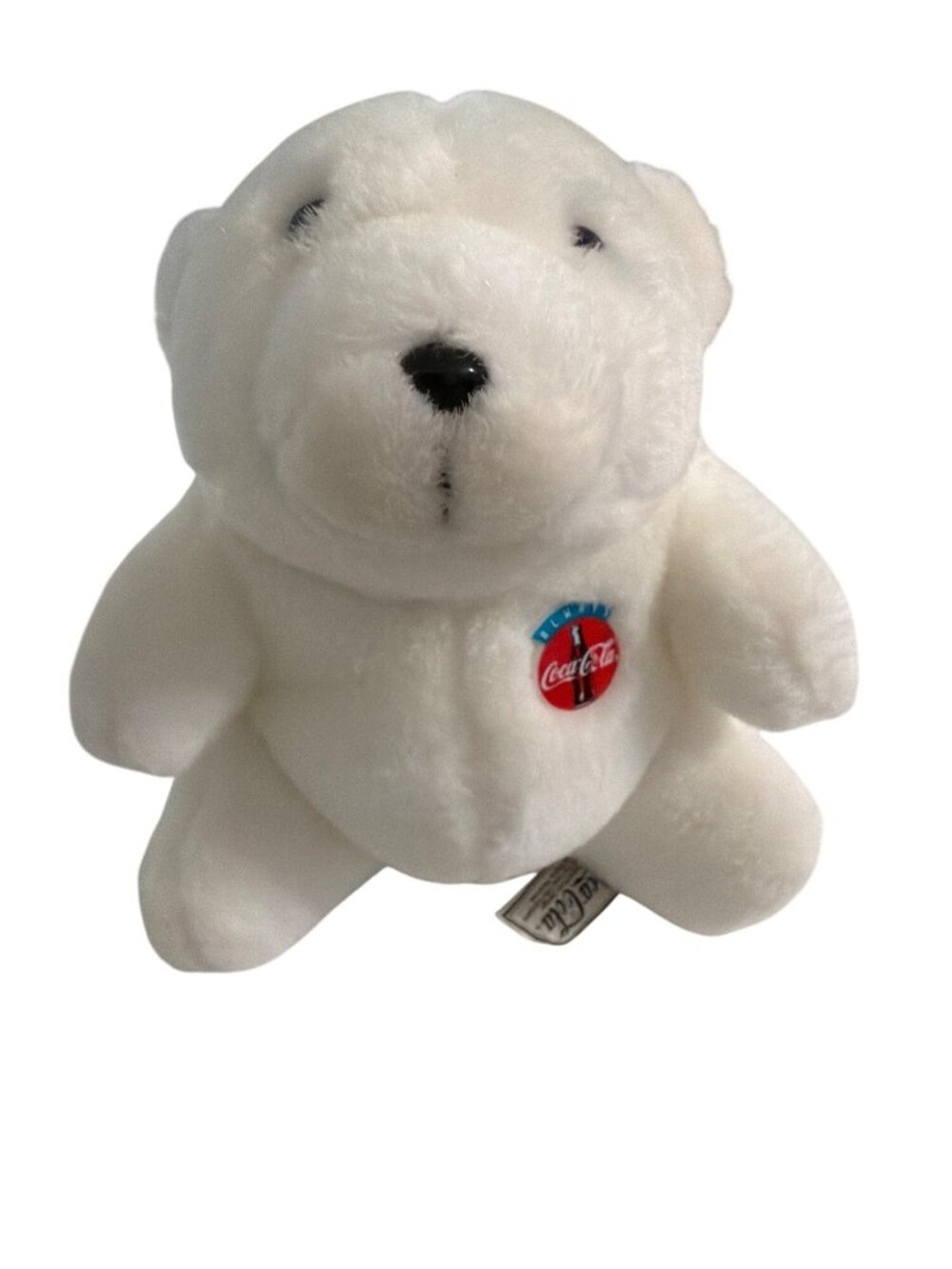 Vintage Coca Cola 1993 Polar Bear Plush Stuffed Animal Coke Always Bottle Estate